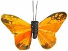 Shinoda Design Center 0165500200 12 Piece Monarch Butterfly Decor, 3'', Orange