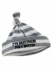 Darkside clothing 100% cotton stripy Newborn Baby Beanie Hat BRAND NEW Clearance - Picture 1 of 1