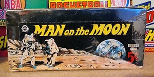 1969 OPC O-Pee-Chee Man on the Moon Card Sealed Wax Empty Display Box BBCE