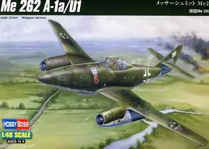 Hobbyboss Messerschmitt Me-262A-1a/U1 Schenk E-51 Edelweiss 1:48 Model Kit - Picture 1 of 3