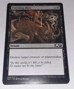 FINISHING BLOW 099/274 Core Set 2021 MTG CARD Common Magic Card Game Instant - Picture 1 of 2