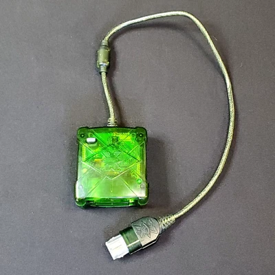 Xbox Intec Controller Connecter Device Receiver Transparent Green - Image 1 of 4