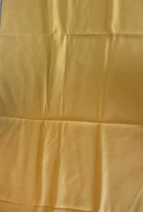 Gold Color Linen /Cotton 1 Yard 13”long By 42” Wide Fabric - Picture 1 of 1