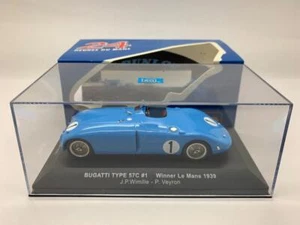 IXO BUGATTI TYPE 57C #1 WINNER LE MANS WIMILLE VEYRON LM1939 1/43 - Picture 1 of 1