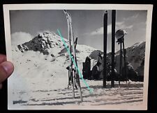 Skifahrer , altes s/w Foto ,18 x 24 cm