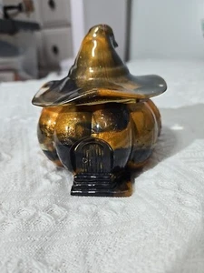 Casa delle Zucche con Coperchio, Hobbista Resina Halloween Autunno - Foto 1 di 8