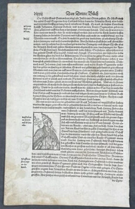1574 Sebastian Munster Antique Print of Johannes Huss, Bohemia, Czech 1410 - Picture 1 of 2