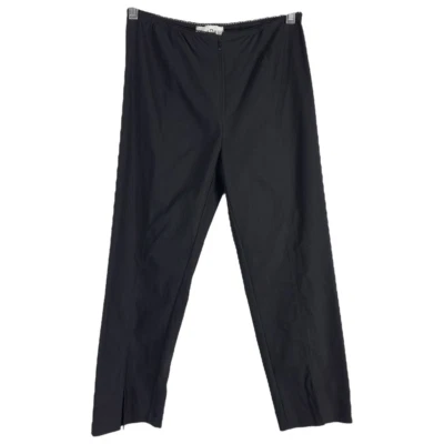 Pantalón Joseph Ribkoff Talla 8 Negro Cintura Elástica Invisible Cremallera Recortada Tobillo 1262 Foto 1 de 4