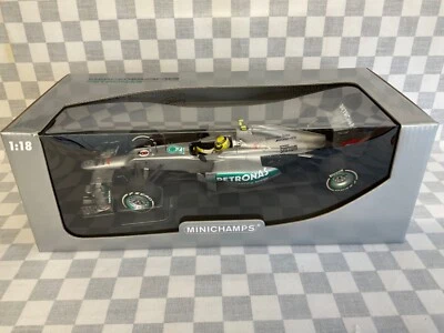 1/18 MINICHAMPS MERCEDES AMG PETRONAS F1 N.ROSBERG 1st WIN CHINA 2012 LTD ED - Image 1 of 4
