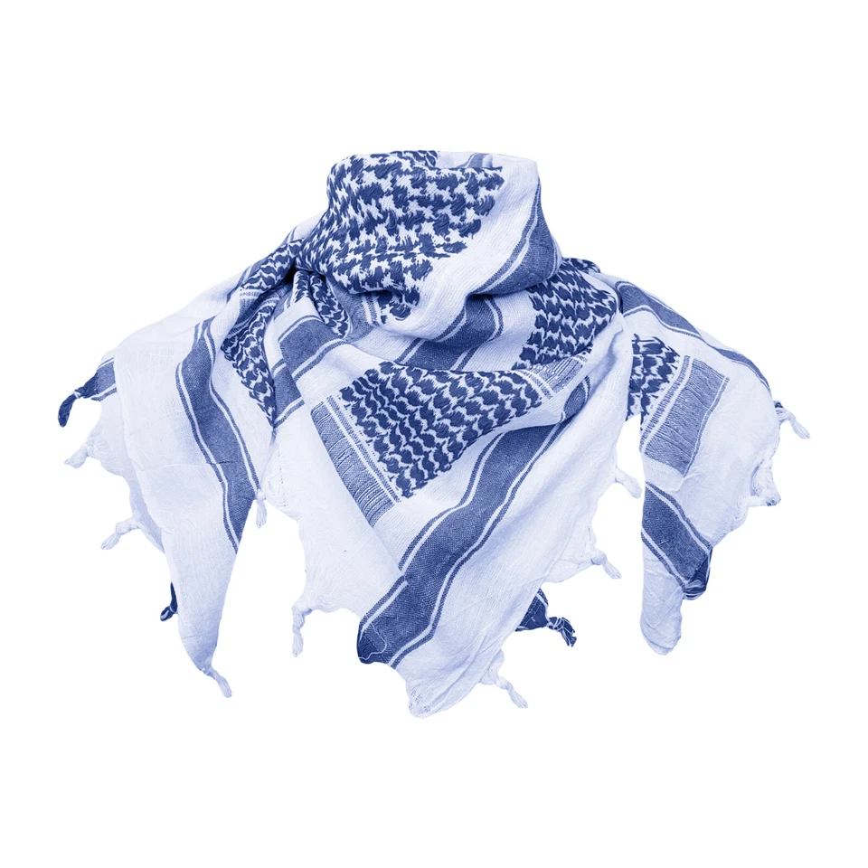 ARMY AND OUTDOORS Shemagh Schal Combat Army Style Camping Sport Halswärmer Keffiyeh Schals blau