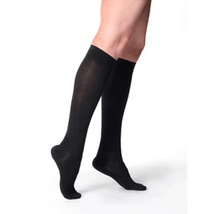 Sigvaris Algodón Mujer Hasta la Rodilla 30-40 mmHg con Banda de Silicona Agarre Top Compressi - Imagen 1 de 10