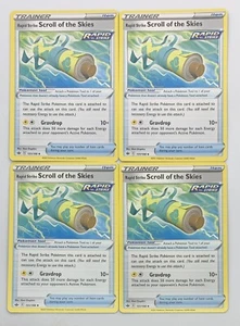 POKEMON Chilling Reign Rapid Strike SCROLL OF THE SKIES x4 4x Juego #137/198! - Imagen 1 de 1