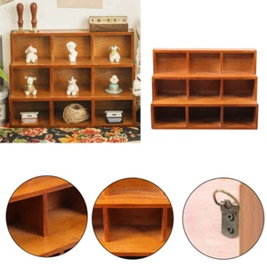 9 Cube Bookcase Wooden Storage Shelving Unit Display Shelf Wall Mounted/Tabletop - Picture 1 of 8