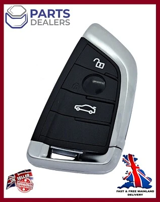 FOR BMW X5 X6 F15 X6 F16 1 2 3 4 5 6 SERIES 3 BUTTON REMOTE KEY FOB SHELL BLADE - Image 1 of 4