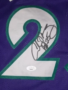 Alonzo Mourning signed Custom All Star Jersey Size XL STITCHED JSA AI88939 - Picture 1 of 4