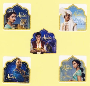 15 Aladdin Shaped Large Stickers - Disney Princess Jasmine, Genie - Picture 1 of 1
