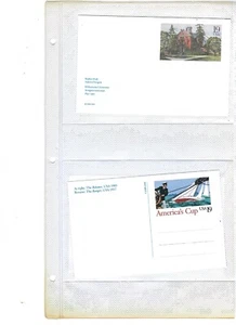 US: 2 postal cards NEW/used MNH 122905 - Picture 1 of 1