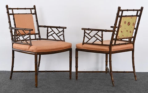 Pearson Pair of Faux Bamboo Chairs, 2018 B Cover