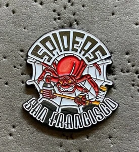 San Francisco Spiders 1995-96 Logo IHL Hockey Pin - Bild 1 von 2