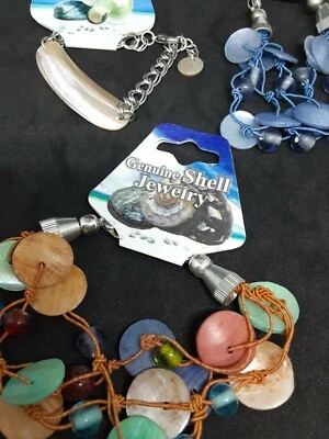Genuine Shell 3Pack of Handcrafted Bracelets  - Image 1 of 4