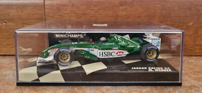 Jaguar R4 M.Webber 2003 Minichamps 1 43 - Immagine 1 di 3