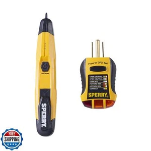 Sperry Instruments STK001 Non-Contact Voltage Tester (VD6504) and GFCI Outlet - Picture 1 of 5