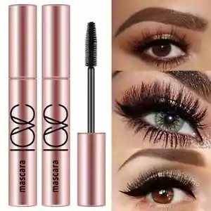 4D Silk Fiber Eyelash Mascara Waterproof -Long Lasting Smudge-Proof - Picture 1 of 7