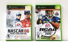 Xbox “Nascar 06 and NCAA Football 2005 / Top Spin Combo” - TESTED