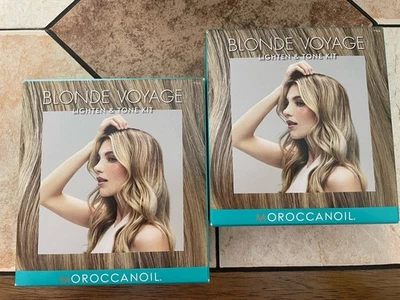 Blonde Voyage Moroccanoil - Kit de clareamento e tom - Novo na caixa - Qtde. 2 - Imagem 1 de 4
