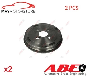 BRAKE DRUM PAIR SET REAR ABE C62042ABE 2PCS I NEW OE REPLACEMENT - Picture 1 of 6