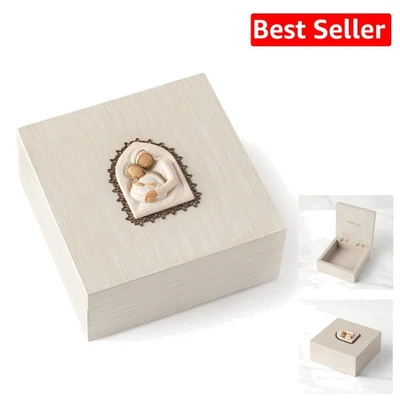 Susan Lordi Hand-Carved Holy Family Memory Box - Inspiring Gift for Loved Ones - Image 1 of 4