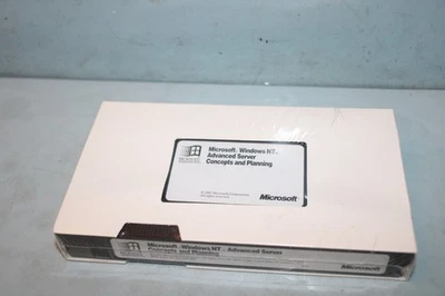 RARE Microsoft Windows NT Advanced Server Concept & Planning VHS TAPE "SEALED" - Image 1 of 4
