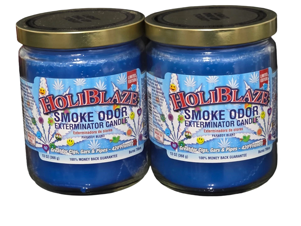 Smoke Odor Exterminator Candles | LIMITED EDITION | 70 Hours Burn Time | 2 Pack - Image 1 of 4