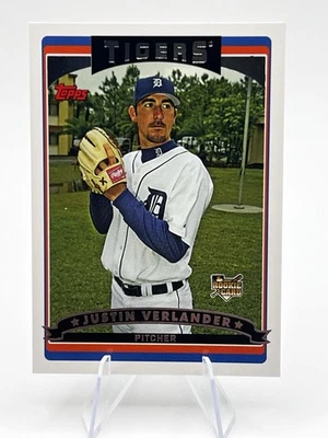 2006 Topps - Justin Verlander #641 novato - Imagem 1 de 4