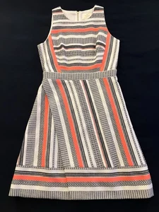 Kate Spade Damen mehrfarbig Band Jacquard Kleid Größe 6 - Bild 1 von 6