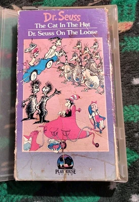 Dr. Seuss The Cat In The Hat & Seuss On The Loose VHS 1985 RARE Playhouse Video - Image 1 of 2