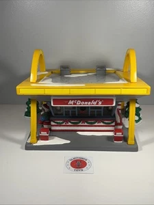 Dept 56 Snow Village McDonalds 1997 Christmas Building 54914 Restaurant Repaired - Picture 1 of 21
