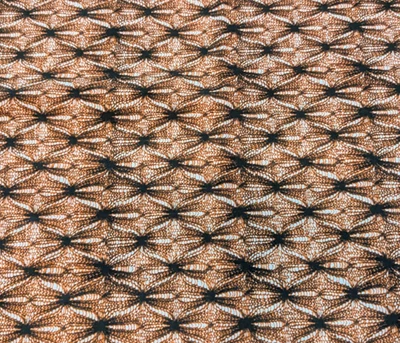 3 Yards Vintage Cranston VIP Brown Tan Geometric Quilting Fabric 108x42 - Image 1 of 4