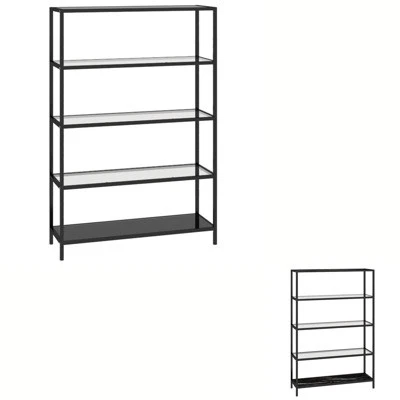 Console Table Tempered Glass Computer Writing Table Desk Multi Colours vidaXL - image 1 of 3