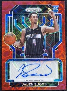 2021-22 Panini Prizm Jalen Suggs Red Choice RC Rookie Signatures Auto #RS-JSU - Picture 1 of 2