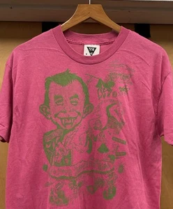 RARE Vintage 80s 90s Spookathon Elvira Alfred Neuman Horror Spooky Shirt Size M - Picture 1 of 9
