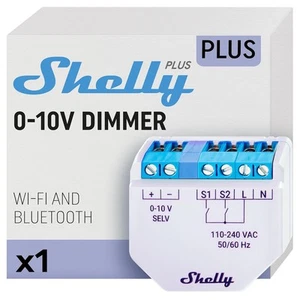 Shelly plus dimmer - 0-10 dc, interruttore varialuce intelligent wifi e bleu ... - Afbeelding 1 van 1