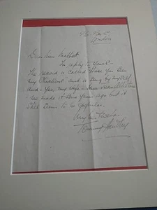 Hand Signed Letter By Tommy Handley Of ITMA Fame. C. 1940. To Fan. - Picture 1 of 6