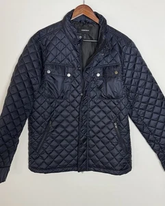 Nordstrom Men's Quilted Field Jacket Size M  BLUE #295 - Picture 1 of 8