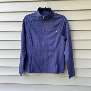 Hurley Mock Neck Trail Jacket Full Zip Lightweight Blue Women's Size S - Picture 1 of 17