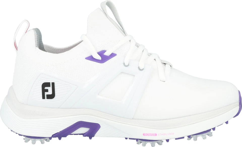 Women's Footjoy Hyperflex Golf Shoes White / Purple 7 Medium 98167