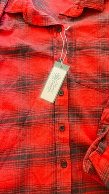 New Alpine Design men's plaid flannel shirt S red/black - Image 1 of 4