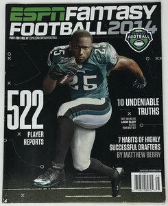 ESPN Fantasy Football 2014 Magazine LeSean McCoy Cover - Picture 1 of 2