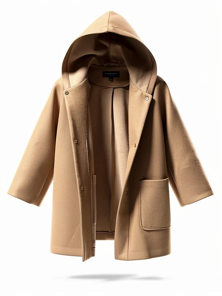 Casaco feminino Marc New York poliéster marrom camelo tamanho M - Imagem 1 de 3