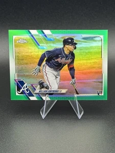 2021 Topps Chrome William Contreras RC #51 Green /99 - Bild 1 von 2